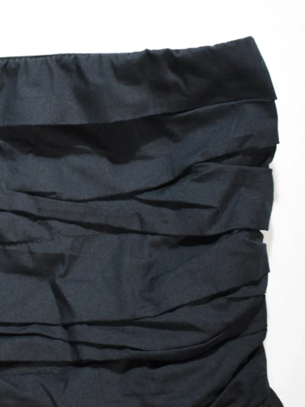 Abercrombie & Fitch Black Strapless Smocked Maxi Dress M Tall